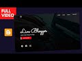 [FULL VIDEO] Design A Responsive Homepage Using HTML, CSS & JS - Live Blogger