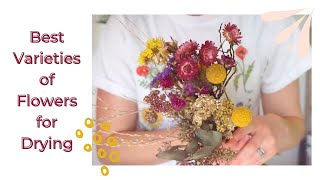 WHAT FLOWERS DRY BEST | BEST TYPES OF FLOWERS TO DRY | DRIED FLOWERS