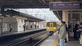 西武2000系 2093F入線シーン@東伏見駅