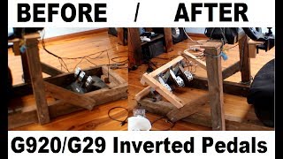 Logitech G920 & G29 DIY Flipped/inverted Pedals