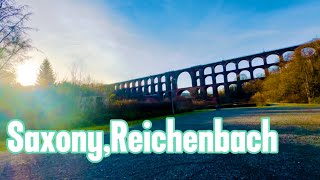 Germany 🇩🇪 saxony |beautiful city of Reichenbach in vogtland sachsen famous place göltzchtalbrüke