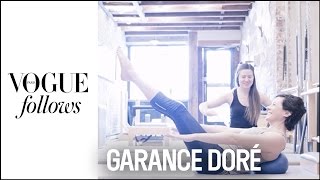 Garance Doré : Pilates Class during Fashion Week | #VogueFollows | VOGUE PARIS