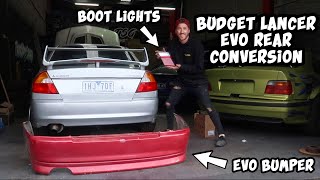 Lancer to Evo Rear End Conversion! | Budget Evo Build