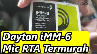 Measurement Mic RTA Termurah Dayton IMM 6 untuk Android dan Setting Kalibrasi di Audiotool