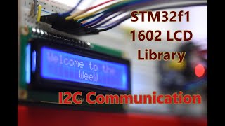 111-STM32F1 1602 LCD I2C library