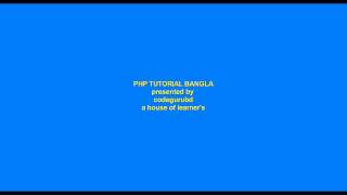 PHP TUTORIAL BANGLA | 2019 | PRINT VS ECHO