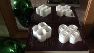 Ambiguous cylinders 3D printed optical illusion