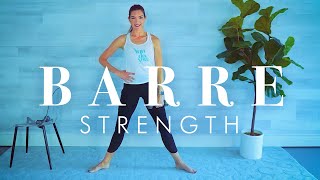 Strength Training Barre Workout for Beginners & Seniors // 30 minute Full Body