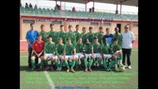 Cadete A. CF MONTORNÈS campeones de liga fútbol 2011-2012