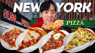 I Tried New York's BEST Pizza Restaurants! They're INCREDIBLE!