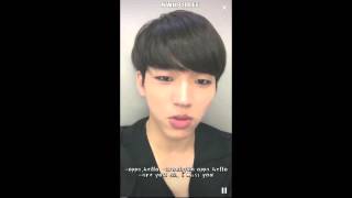 [ENG SUB] FULL 150728 인피니트 INFINITE Woohyun Periscope Live Broadcast