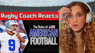 Rugby Coach Reacts to American Football Rules Explained