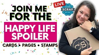 Bring in the New Year with lots of joy! Check out Club Scrap's Happy Life collection!