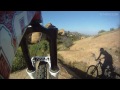 mountain bike freeride downhill run fork view kona coilair