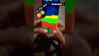 Is This Fake Video❓😢😔 #viral #rubikscube #challenge #shorts 😊😊