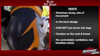 Klim XC Gear Review by Atomic-Moto