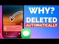 Fix OTP Messages Deleted Automatically on iPhone after iOS 17 Update I Auto Delete Verification Code