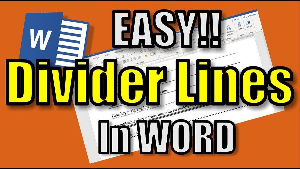 How To Create Divider Line In Word Image To U How To Create Divider Line In Word Image To U