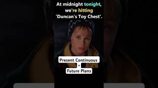 ✅ Future Plans? Use Present Continuous!🎬 #learnenglishwithmovies  #presentcontinuoustense  #movies