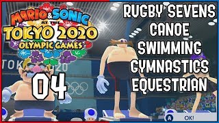 RUGBY SEVENS AND GYMNASTICS! Mario and Sonic at the Olympic Games Tokyo 2020 Part 4 - DarkLightBros
