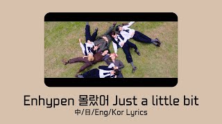 [Lyrics] [中/日/ENG/KOR] Enhypen 몰랐어 Just a little bit Lyrics