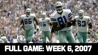 T.O. vs. Randy Moss! Cowboys vs. Patriots Week 6, 2007 FULL GAME