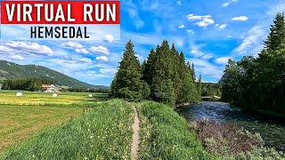 Hemsedal, Norway - Beautiful Nature Scenery Virtual Run | Virtual Running Videos Treadmill Workout