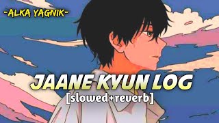 Jaane Kyon log [slowed+reverb]-Alka Yagnik and Udit Narayan | Dil Chahta Hai | Tunescloud