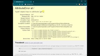 solved 'tuple' object has no attribute 'get'