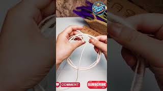 কিভাবে DIY জুট ওয়াল ক্রাফ্ট তৈরি করবেন @recentcraft #diy #jute #craft #shorts #craft