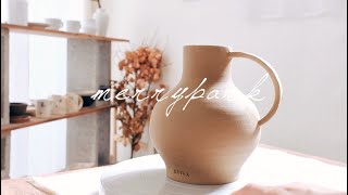 vlog17. 도자기로 화병만들기ㅣHow to make a pottery vase