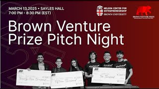 Brown Venture Prize Pitch Night 2025