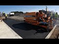 Process of Grading and Paving Asphalt