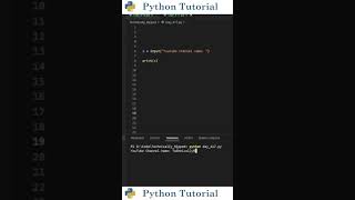Getting User Input In Python | Python Tutorial