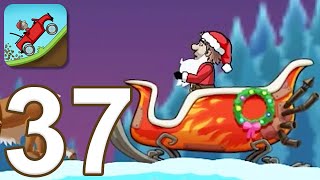 Hill Climb Racing - Gameplay Walkthrough Part 37 - Sleigh (iOS, Android)