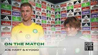 Joe Hart & Kyogo On The Match | Celtic 3-0 Hearts | Kyogo Double & O'Riley Penalty earn 3 points!