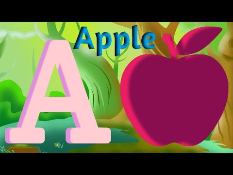 A For Apple 🍎 B For Ball, Abcd, Alphabet Song, Abcdefg, Nursery Rhymes ...