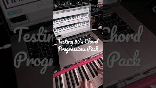 Testing my 80’s Chord Progression pack for MPC and Ripchord