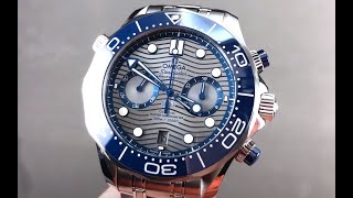 Omega Seamaster Diver 300M Chronograph 210.30.44.51.06.001 Omega Watch Review