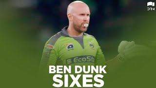 Ben Dunk Sixes | HBL PSL 2020 | MB2T