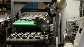 ABB FlexLoader™ FP 600 with ABB IRB 4600 tending a Mori Seiki mill