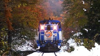 【さよなら】奥出雲おろち号　紅葉と雪の木次線【2010年11月】