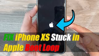 How to Fix iPhone XS Stuck In Apple Boot Loop