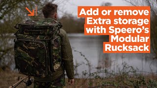 Add or remove extra storage with Speero Tackle's Modular Rucksack | Carp Fishing 2020