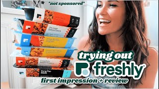 TRYING OUT FRESHLY MEALS *not sponsored* || HONEST REVIEW - Are Precooked Packaged Meals Worth It??