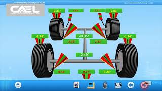 CAEL 3D Wheel Alignment Machine