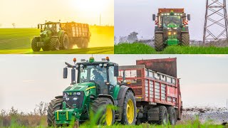 Rozmetání hnoje | John Deere 6215R,7930 | Deutz-Fahr 7250 TTV | 3x Annaburger HTS 22.79,22.04,20.79