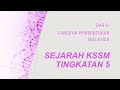 SEJARAH KSSM TINGKATAN 5: BAB 5 II LANGKAH PEMBENTUKAN MALAYSIA