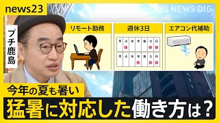 今年の夏の“暑さ”どうなる？　3か月予報を解説　猛暑でリモートワークを導入した会社も　猛暑に対応した働き方は？【news23】｜TBS NEWS DIG