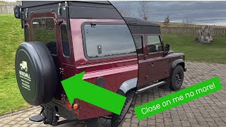 Don't close on me - fitting the Nakatanenga rear door gas strut